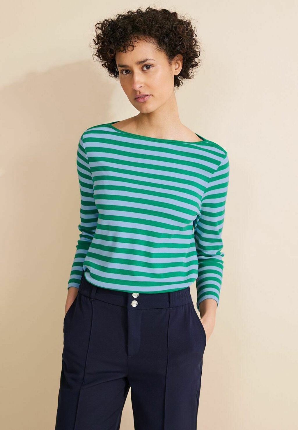 

Рубашка с длинным рукавом STREIFEN Street One, цвет grün