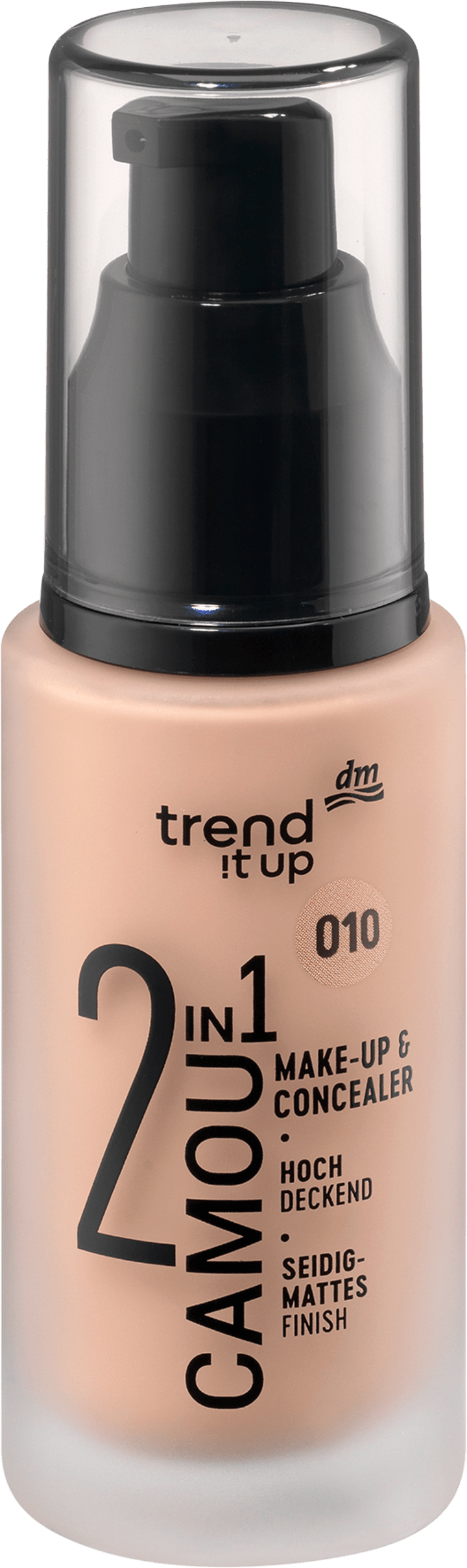 

Тональный крем trend !t up Foundation 2in1 Camou Concealer 010, 30 ml