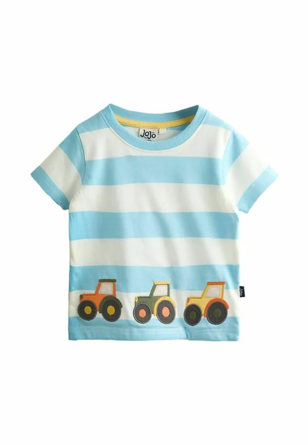 Футболка с аппликацией в стиле сафари stay wild, стандартного кроя. Jojo Maman Bébé, Light Blue