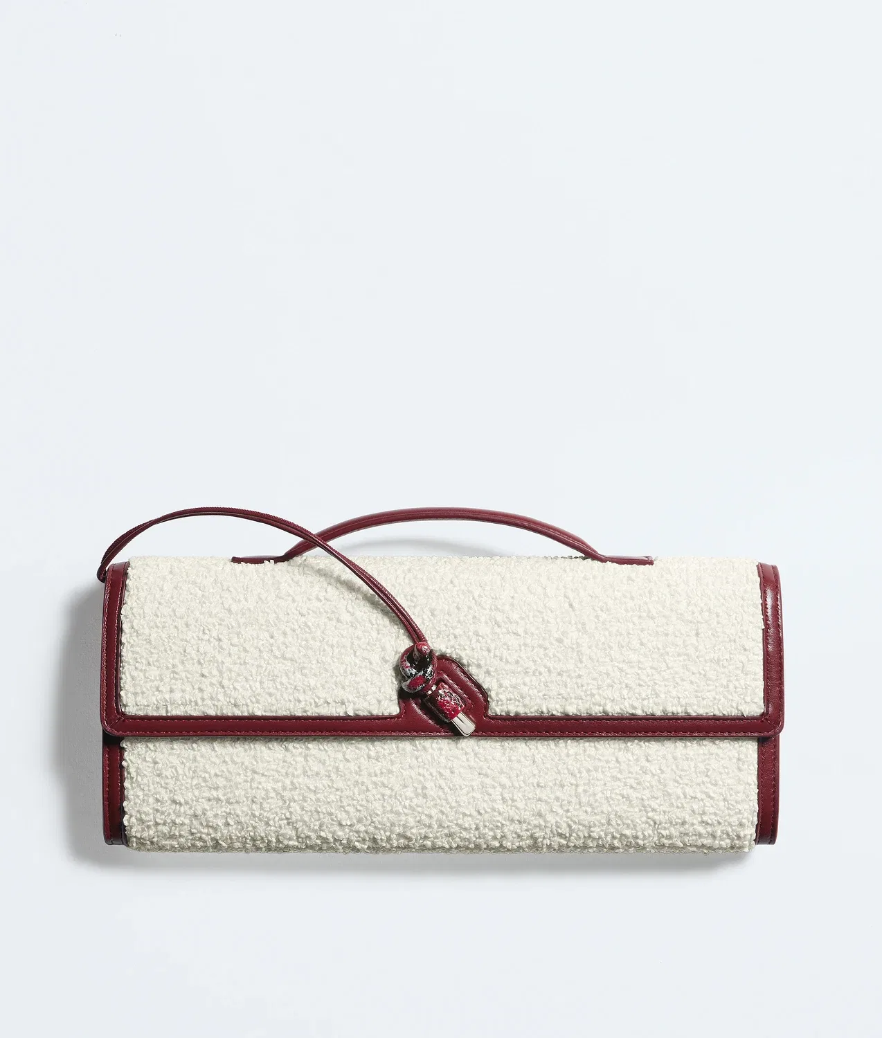 Клатч Andiamo BOTTEGA VENETA, красный