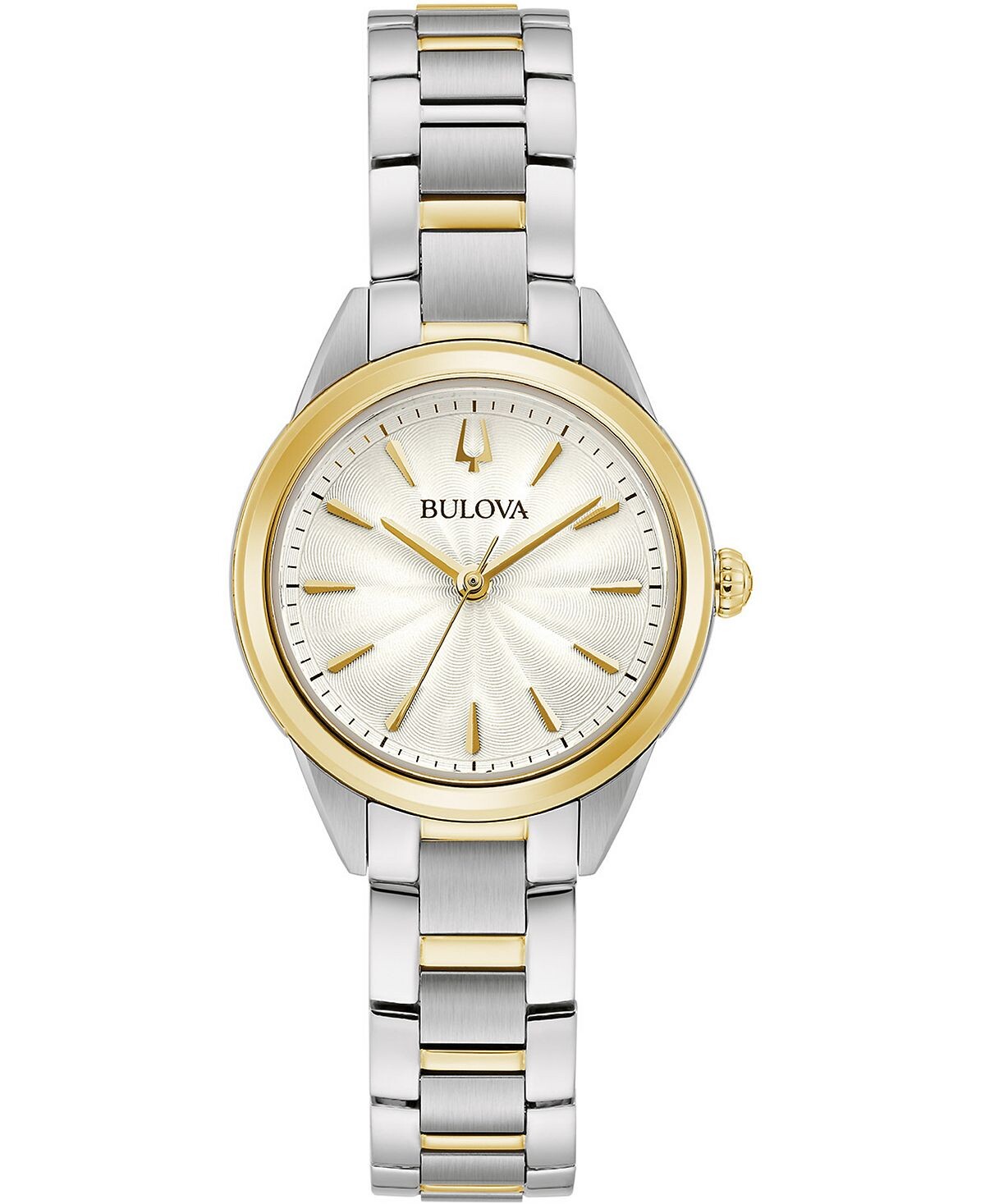 

Женские двухцветные часы Sutton с браслетом из нержавеющей стали, 28 мм Bulova