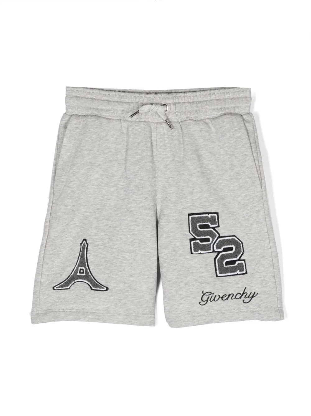 

Спортивные шорты с вышитым логотипом Givenchy Kids, серый