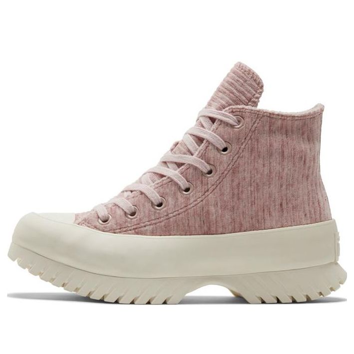 

Кеды Converse Chuck Taylor All Star Lugged 2.0 High 'Striped Knit - Stone Mauve', розовый
