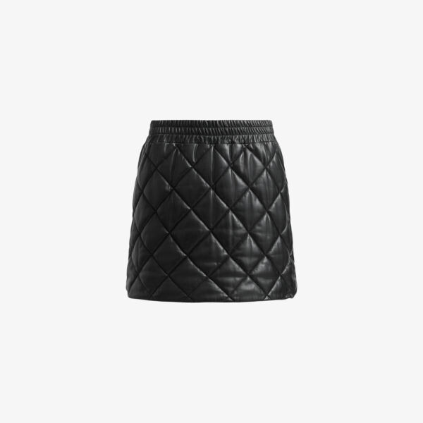 

Мини-Юбка из стеганой кожи Ottie Allsaints, черный