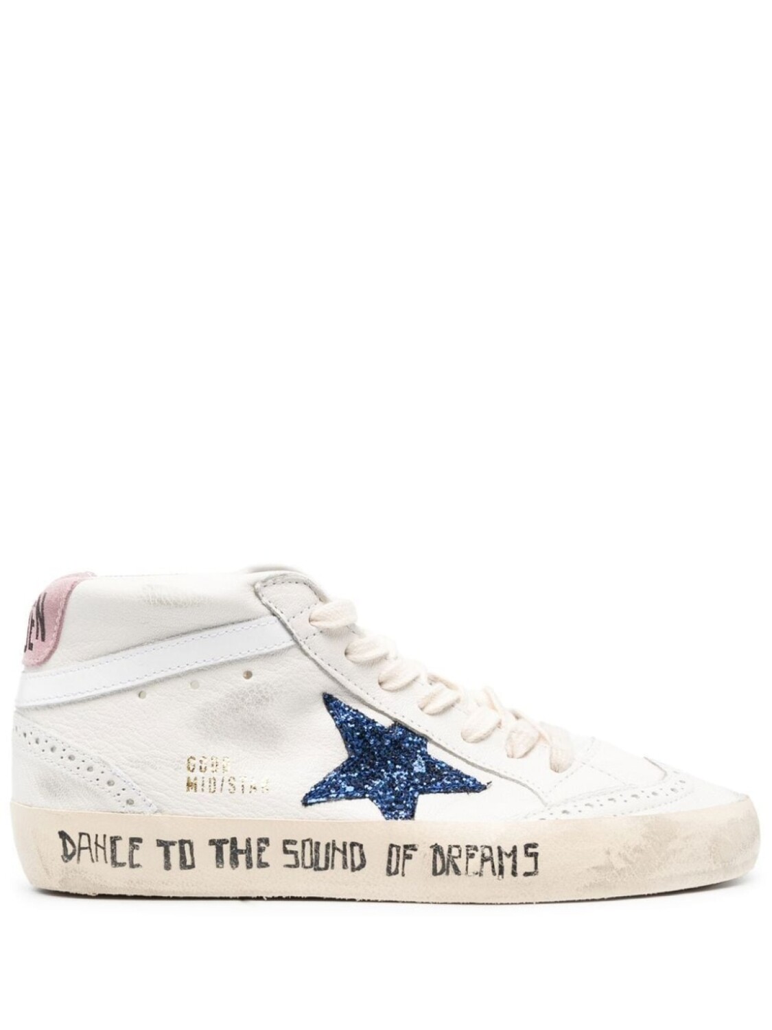 

Golden Goose кеды Mid Star на шнуровке, белый