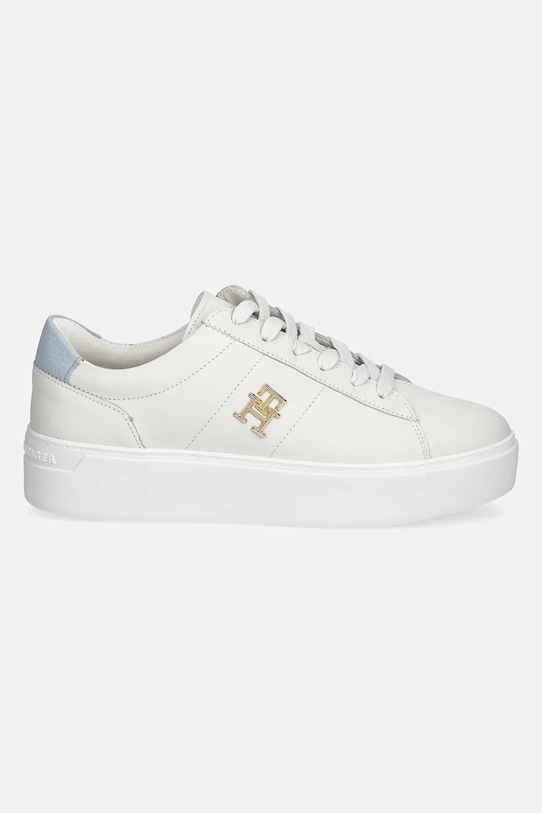 Кожаные кроссовки Platform Court Sneaker Tommy Hilfiger, белый — фото 2