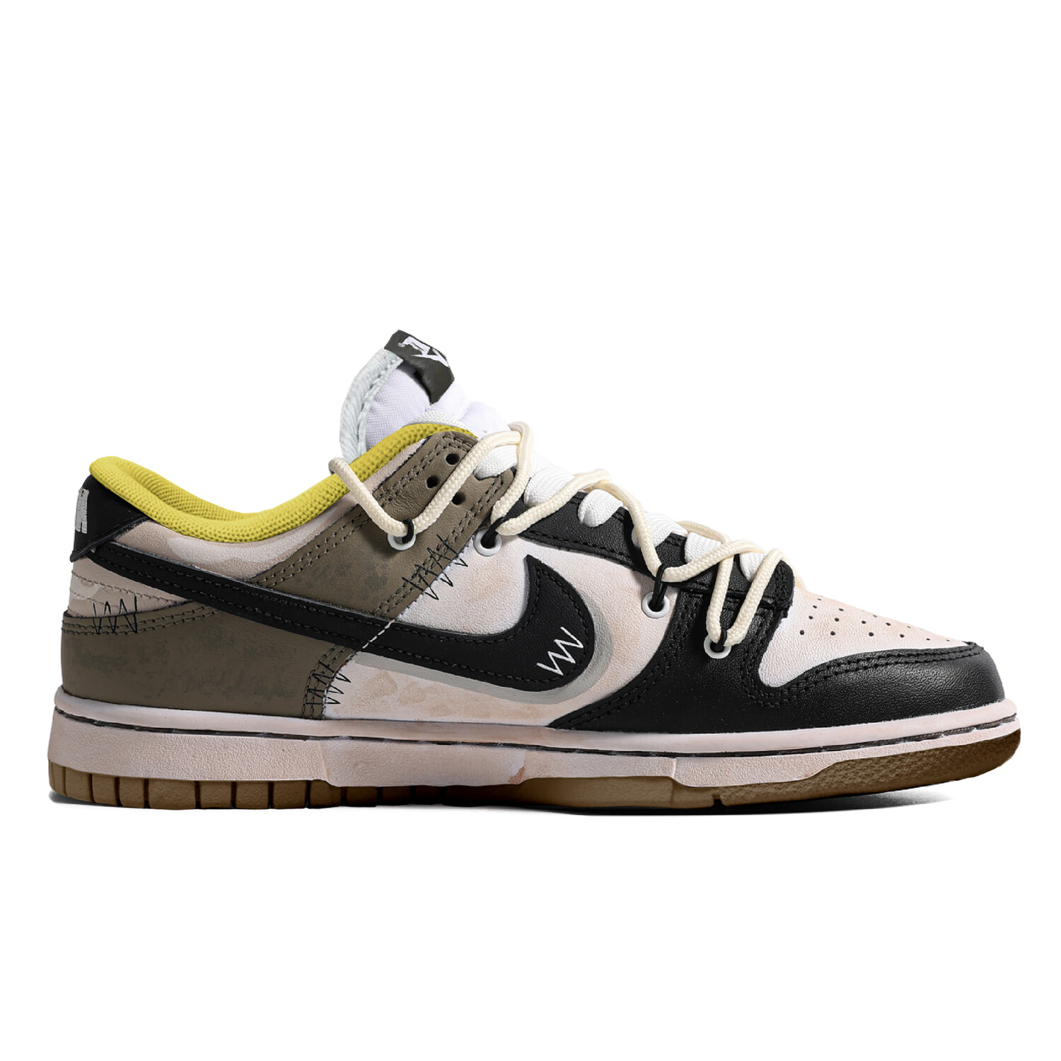 

Кроссовки Nike Dunk Skateboarding Shoes Unisex Low-top Black/Brown, черный/коричневый