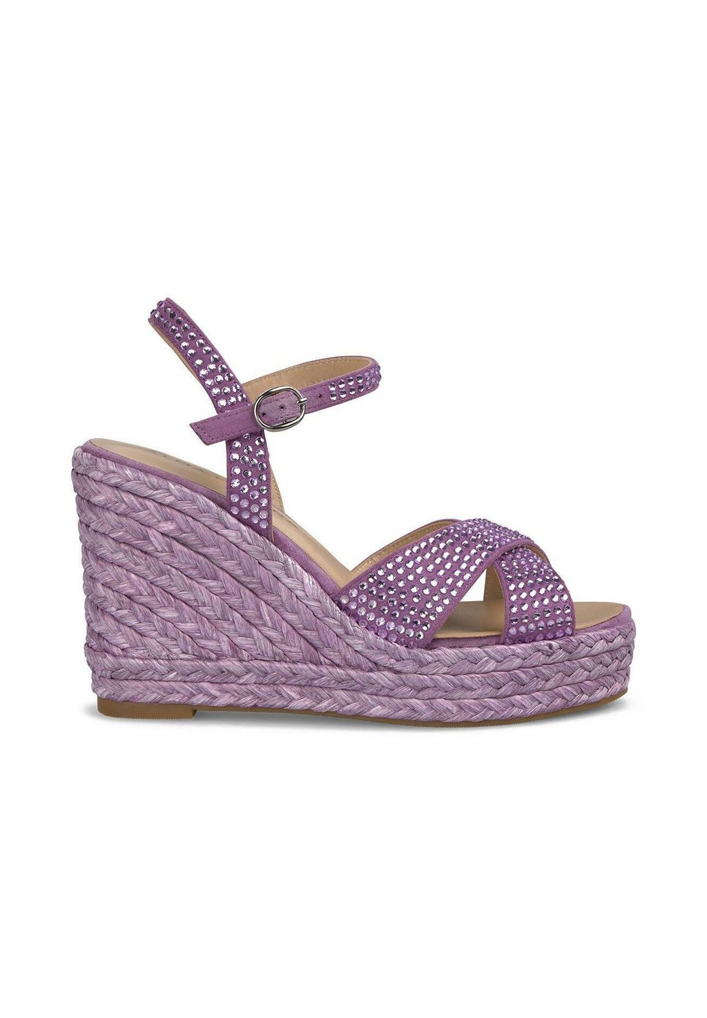 Босоножки на танкетке CON CIERRE HEBILLA - Platform sandals Alma en Pena, фиолетовый — фото 2