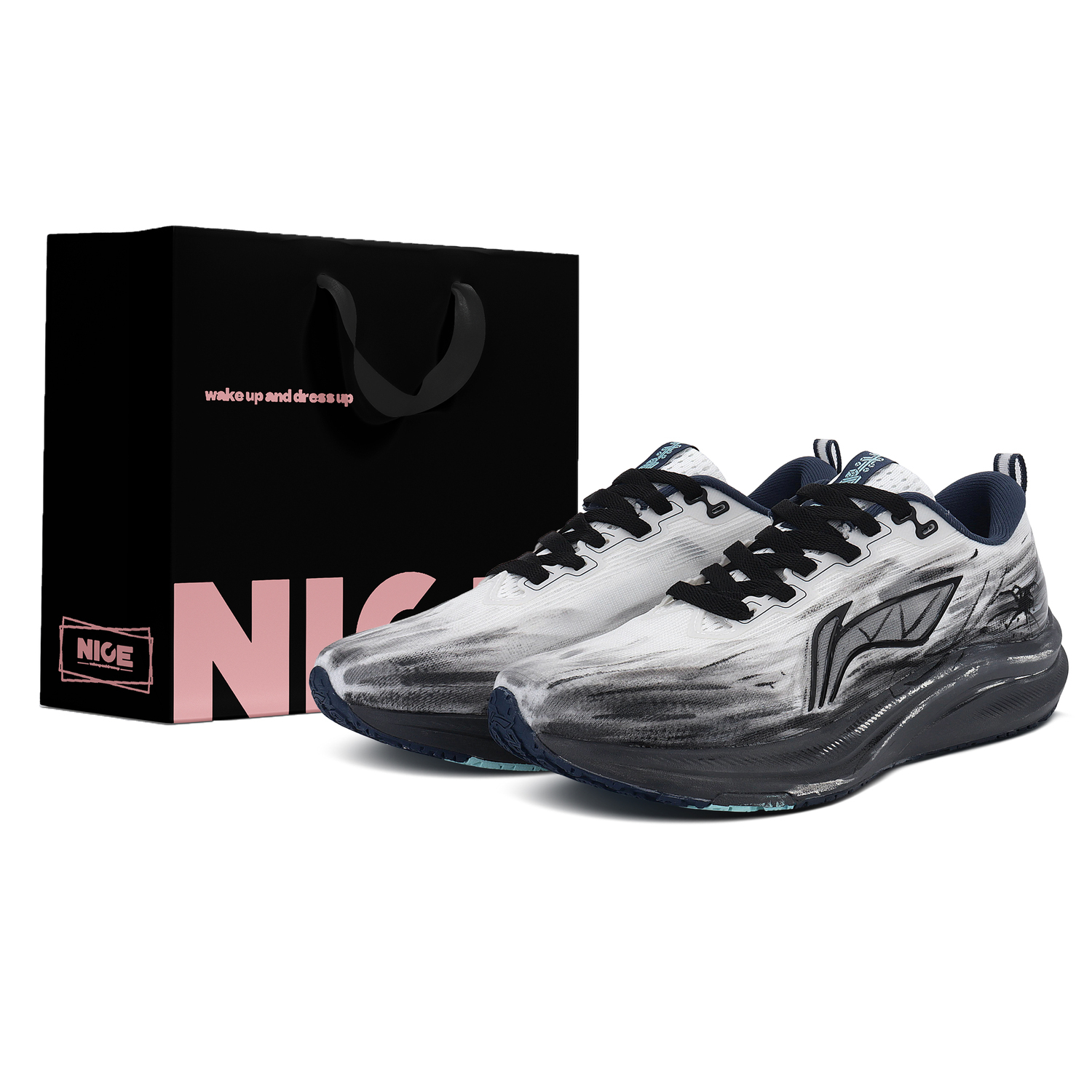 

Li-Ning Li Ning Red Hare 8 Cushioning Abrasion Resistant Slip Resistant Low top Casual Physical Fitness Test Physical Exam