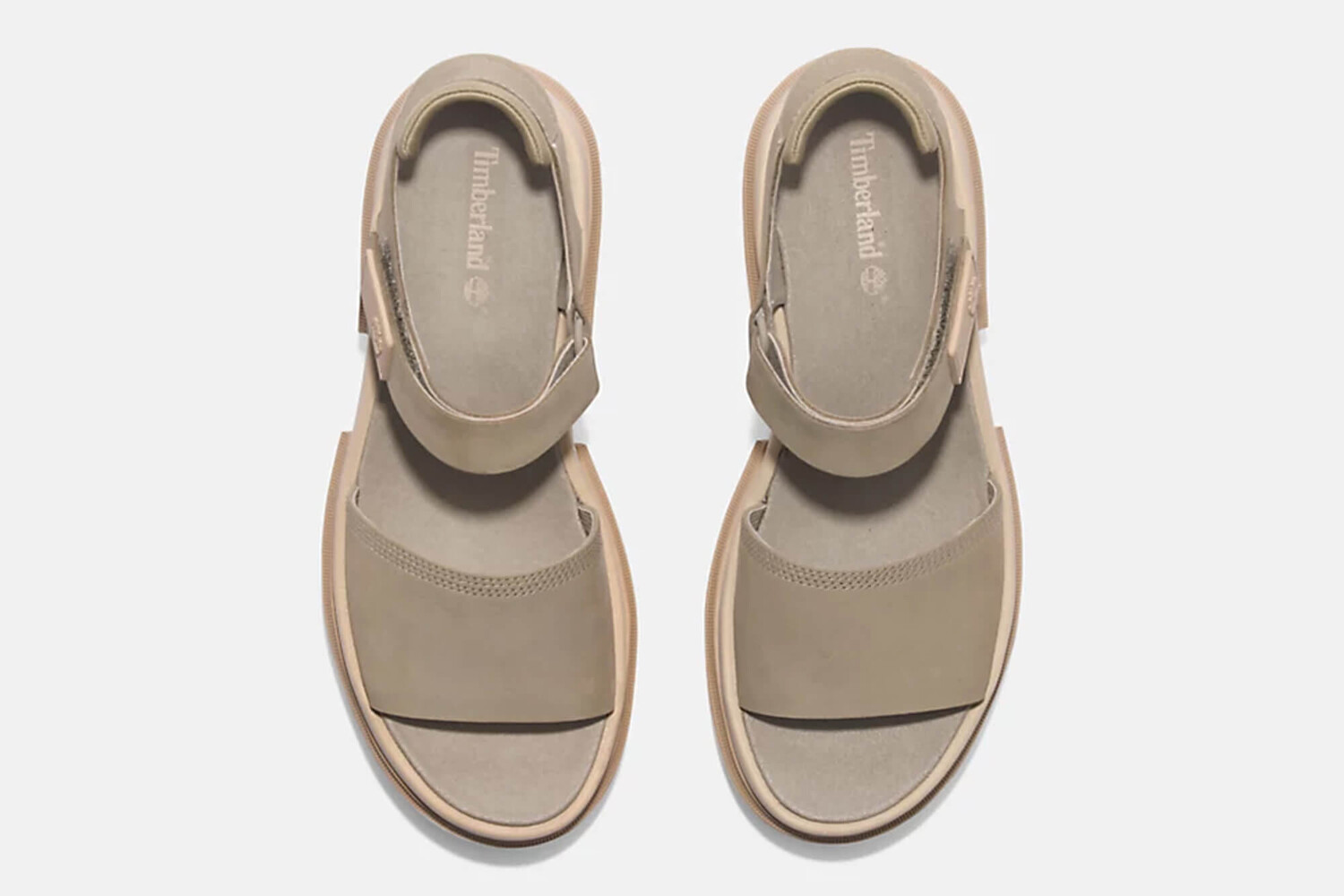 Босоножки на каблуке Everleigh с двумя ремешками Timberland, коричневый — фото 3
