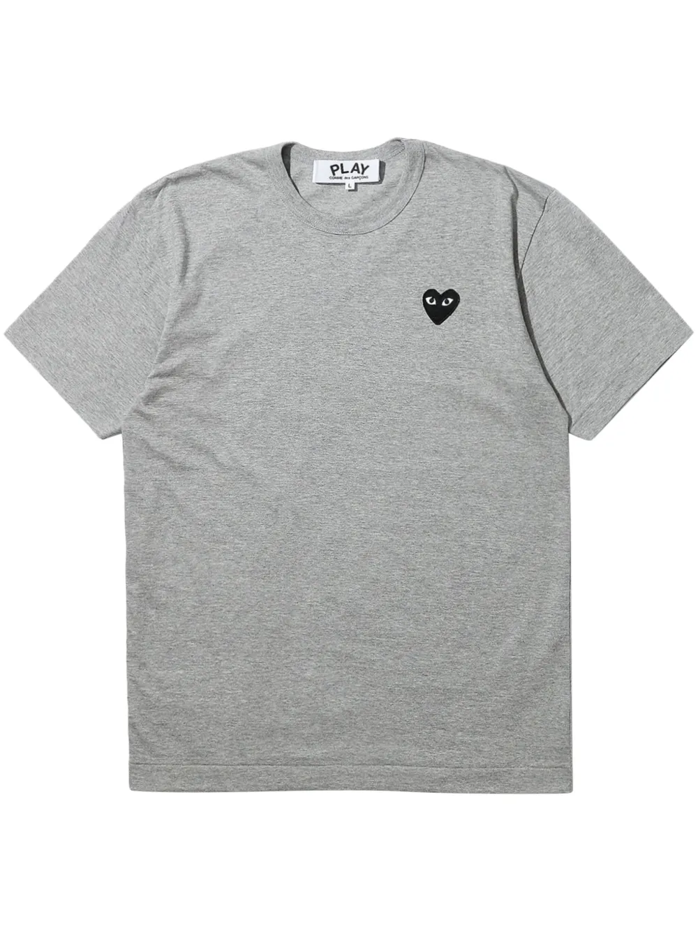 

Футболка с заплаткой в форме сердца Comme Des Garçons Play, серый