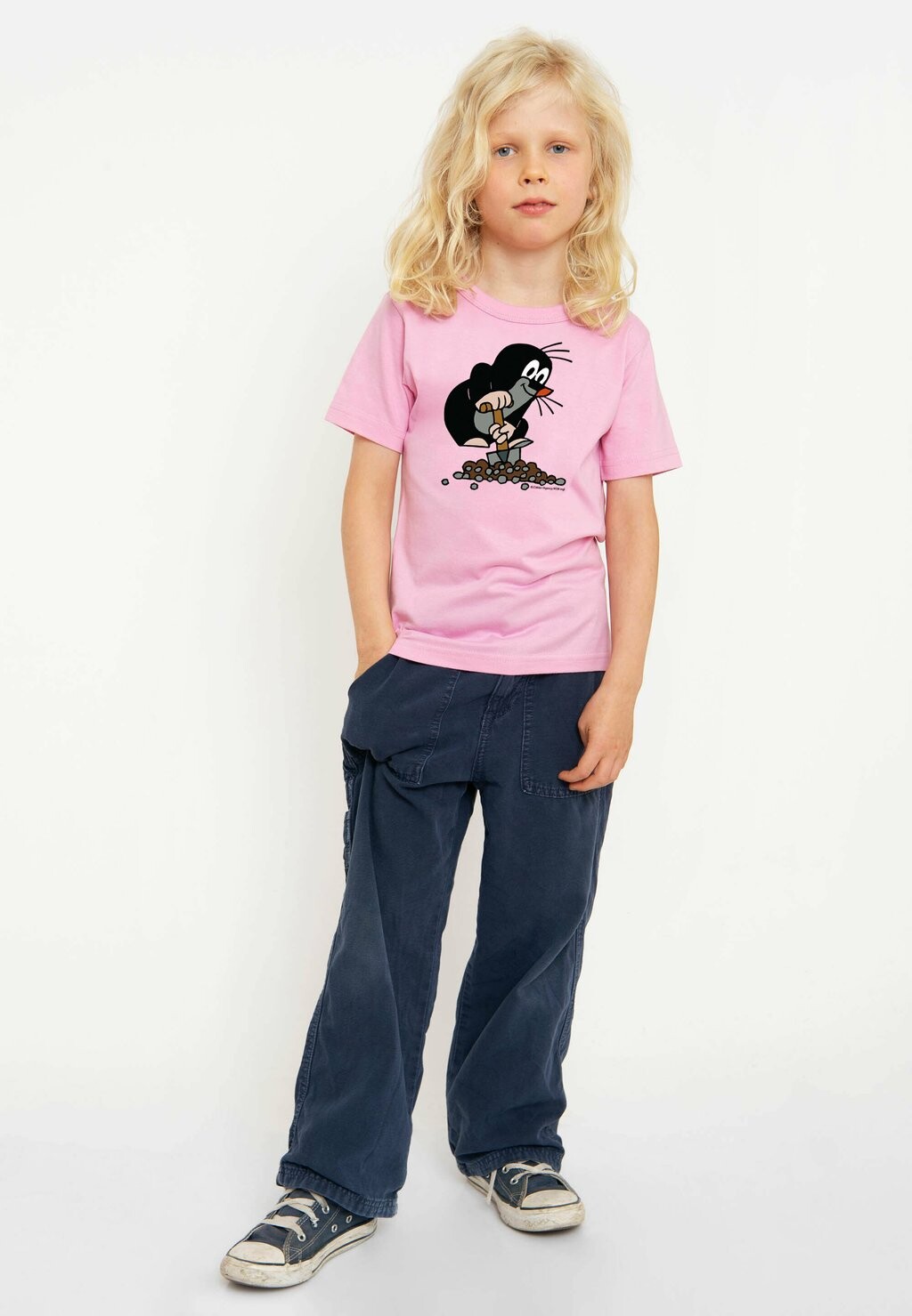 

Футболка с принтом DER KLEINE MAULWURF LOGOSHIRT, цвет rosa