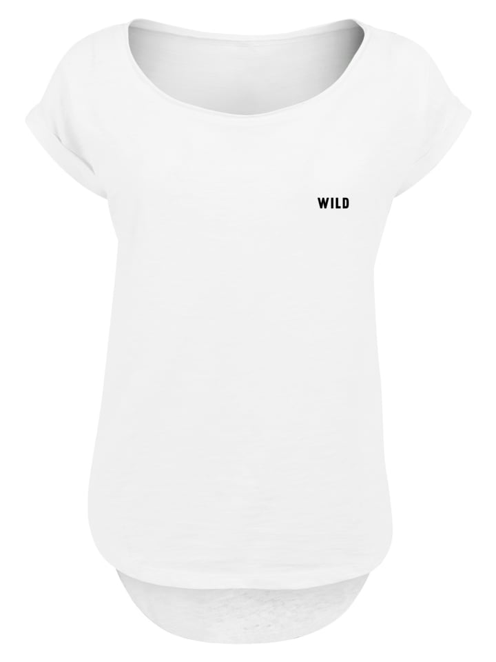 

Длинная футболка Wild белого цвета F4NT4STIC, Белый, Длинная футболка Wild белого цвета F4NT4STIC