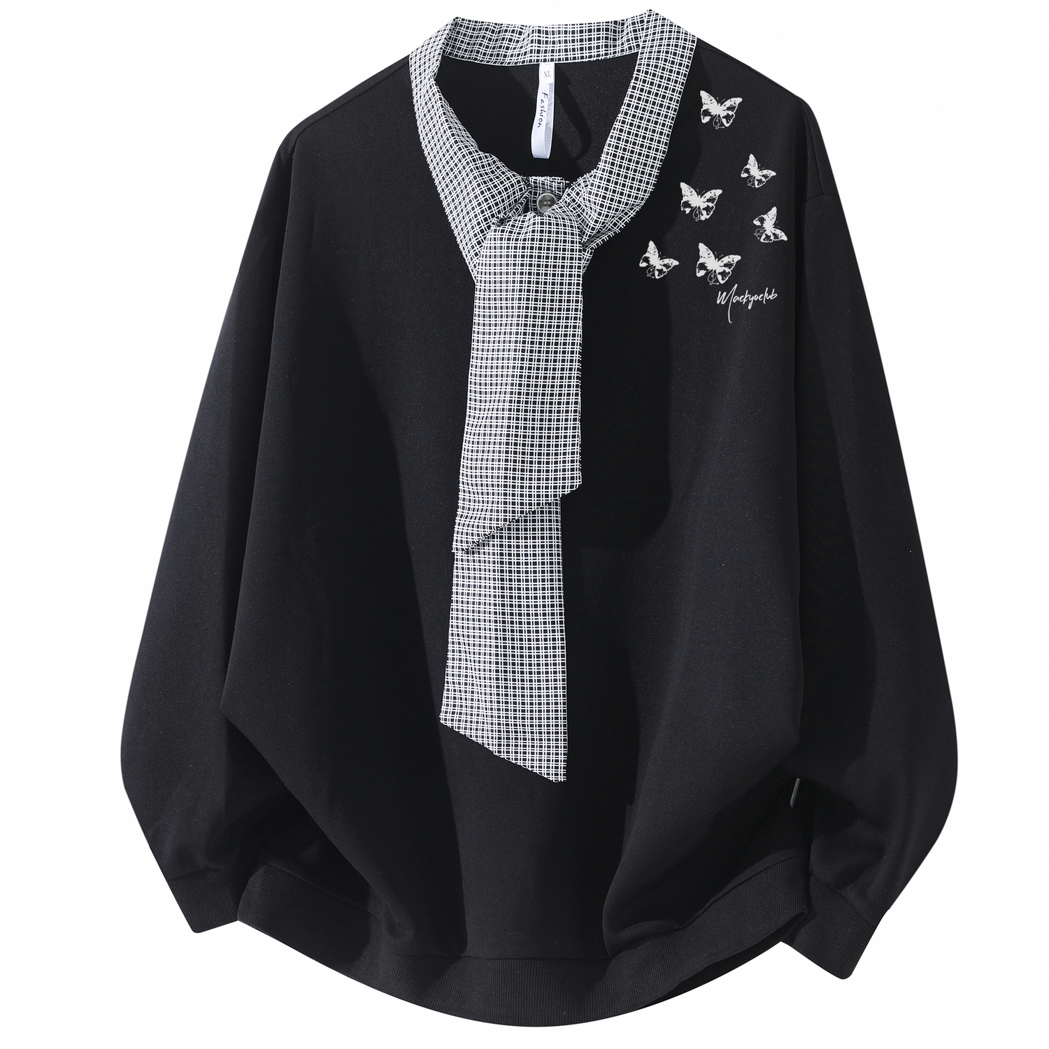 

Свитшот-куртка Unisex Mackyo, черный fleece-lined