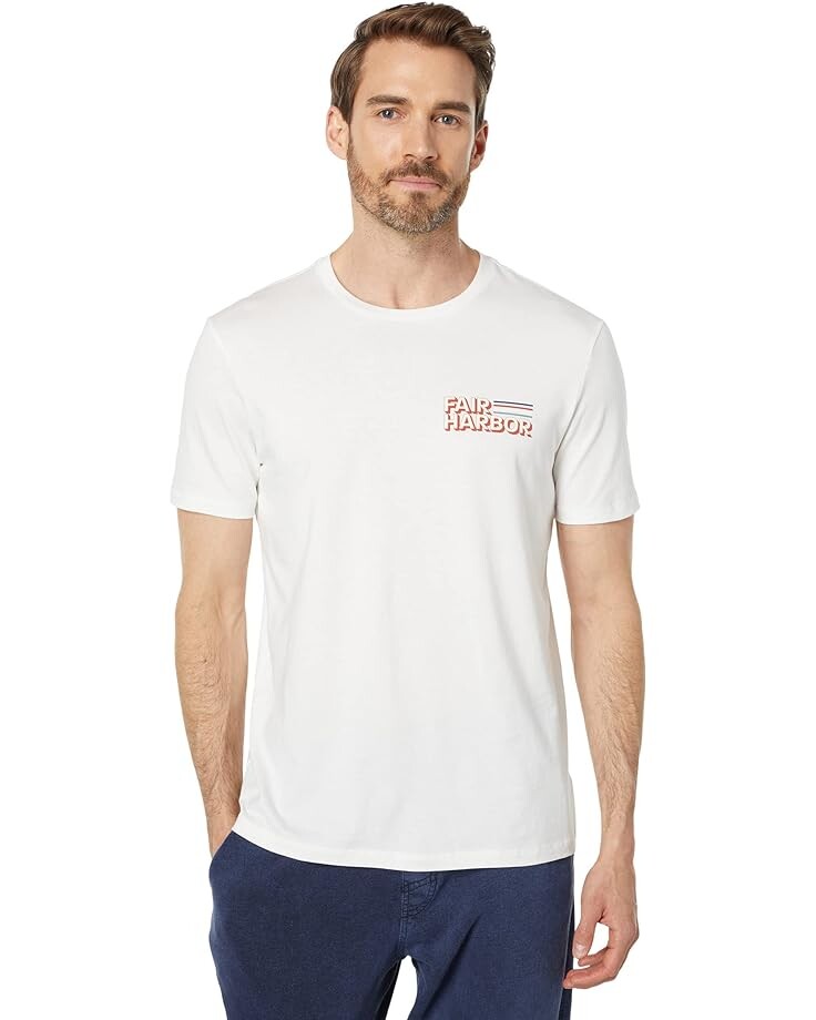 

Футболка Fair Harbor The Kismet Short Sleeve Tee, белый