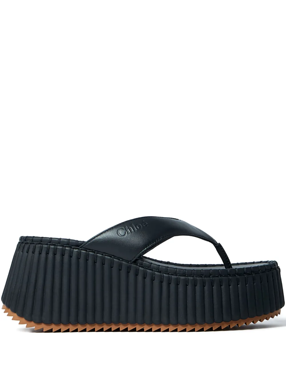Босоножки на платформе CHLOÉ, черный