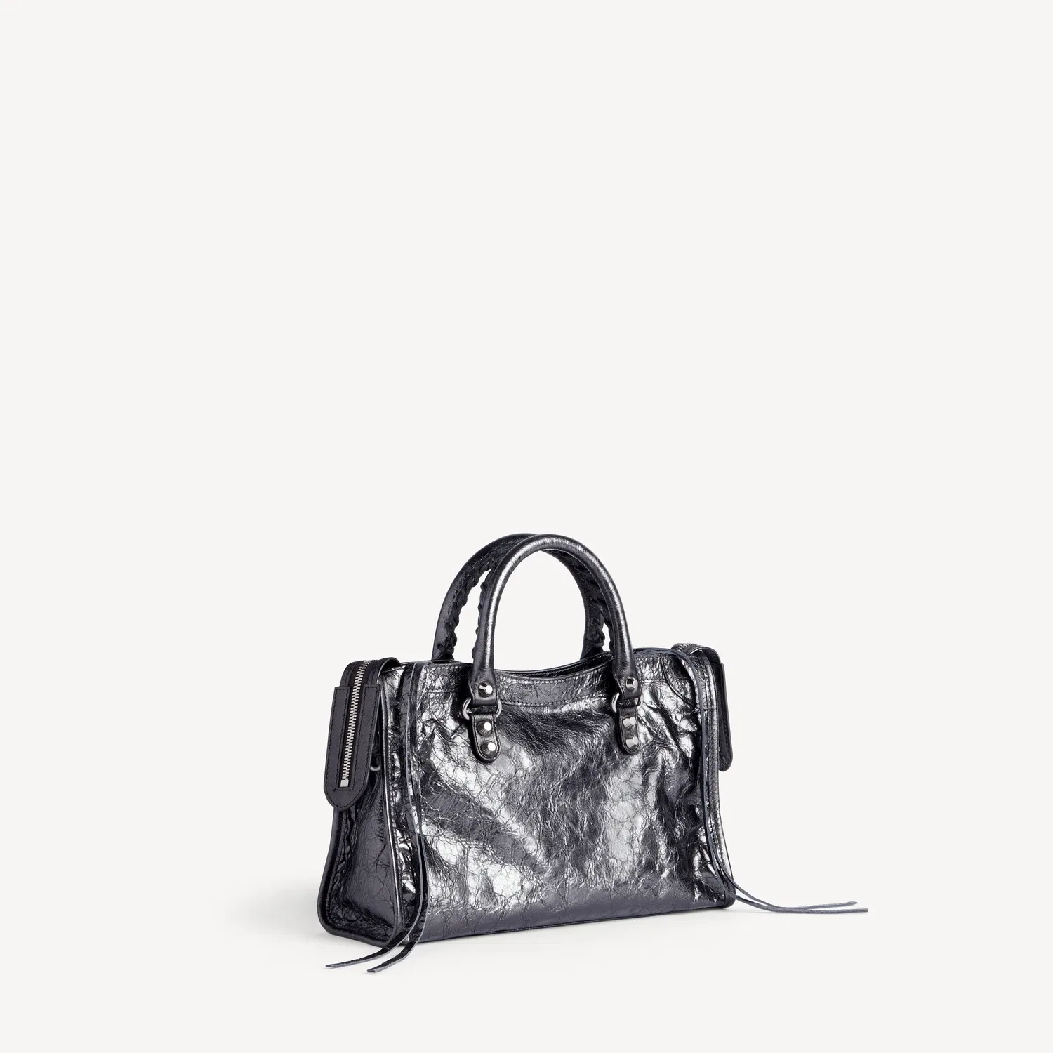 Женская сумка Le City Small в стальном сером цвете BALENCIAGA — фото 3