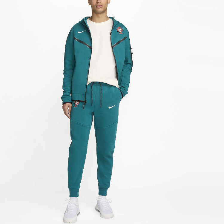 Трикотажные спортивные штаны мужские голубые Nike, голубой — фото 3