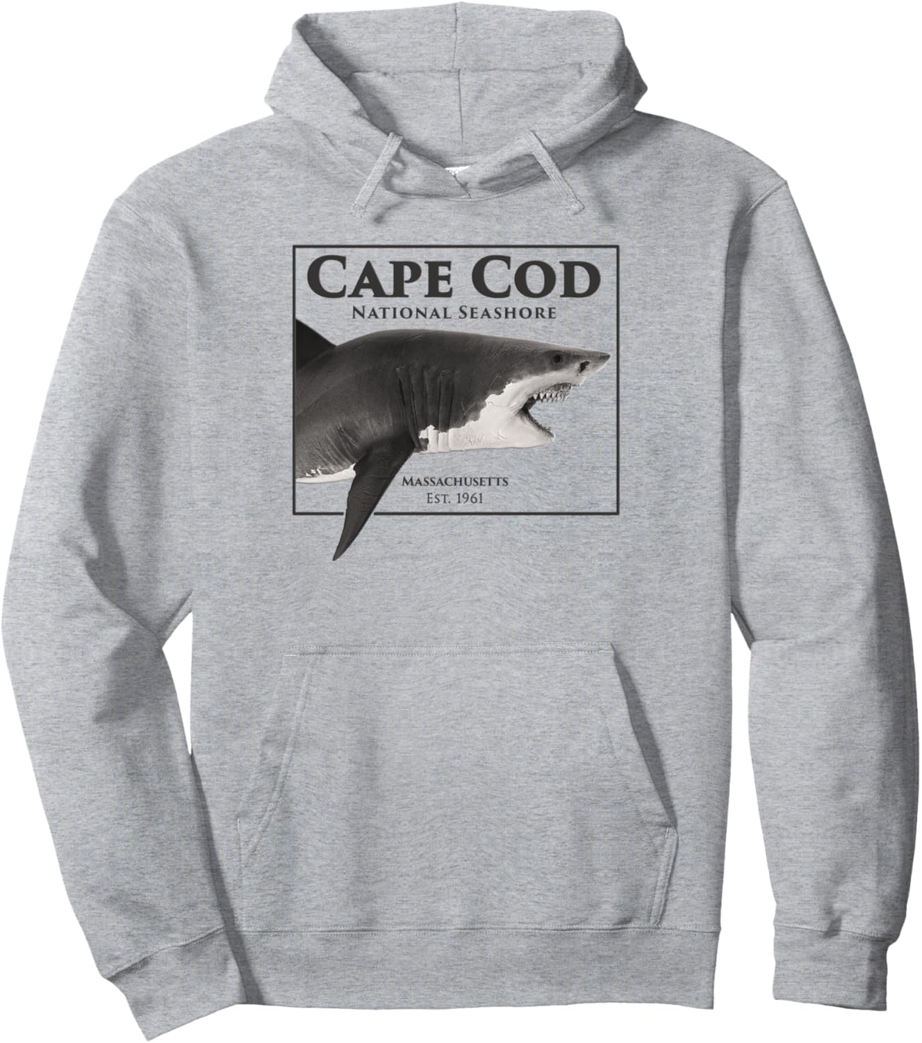

JCombs: Кейп-Код, Национальное побережье, Массачусетс, толстовка с изображением белой акулы