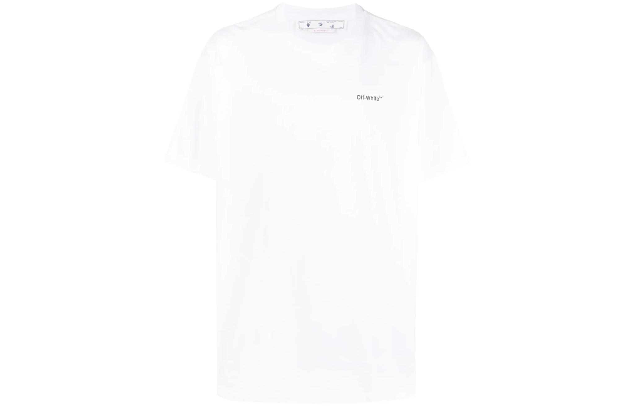 

OFF-WHITE Футболка OFF WHITE мужская белая