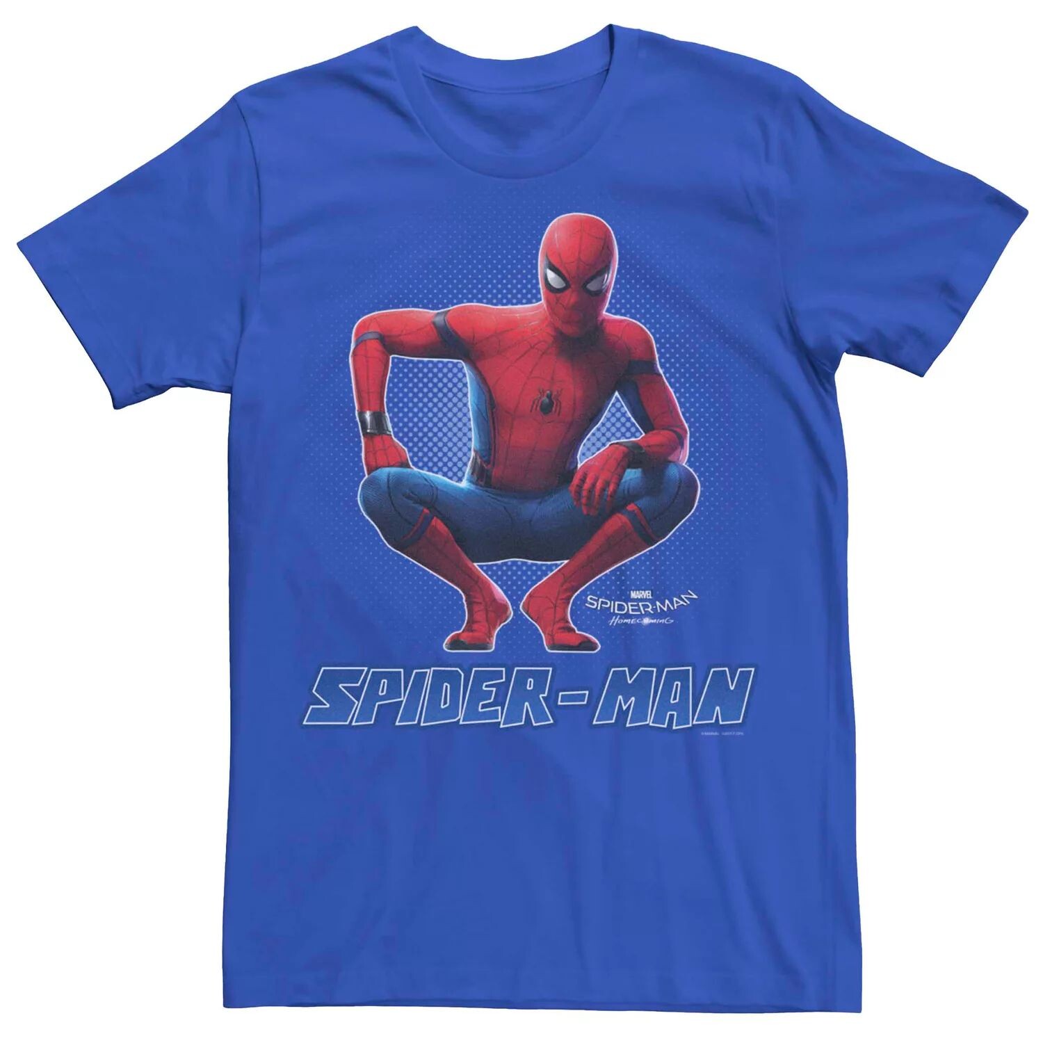 

Мужская футболка в простой горошек с изображением Человека-паука Marvel Licensed Character