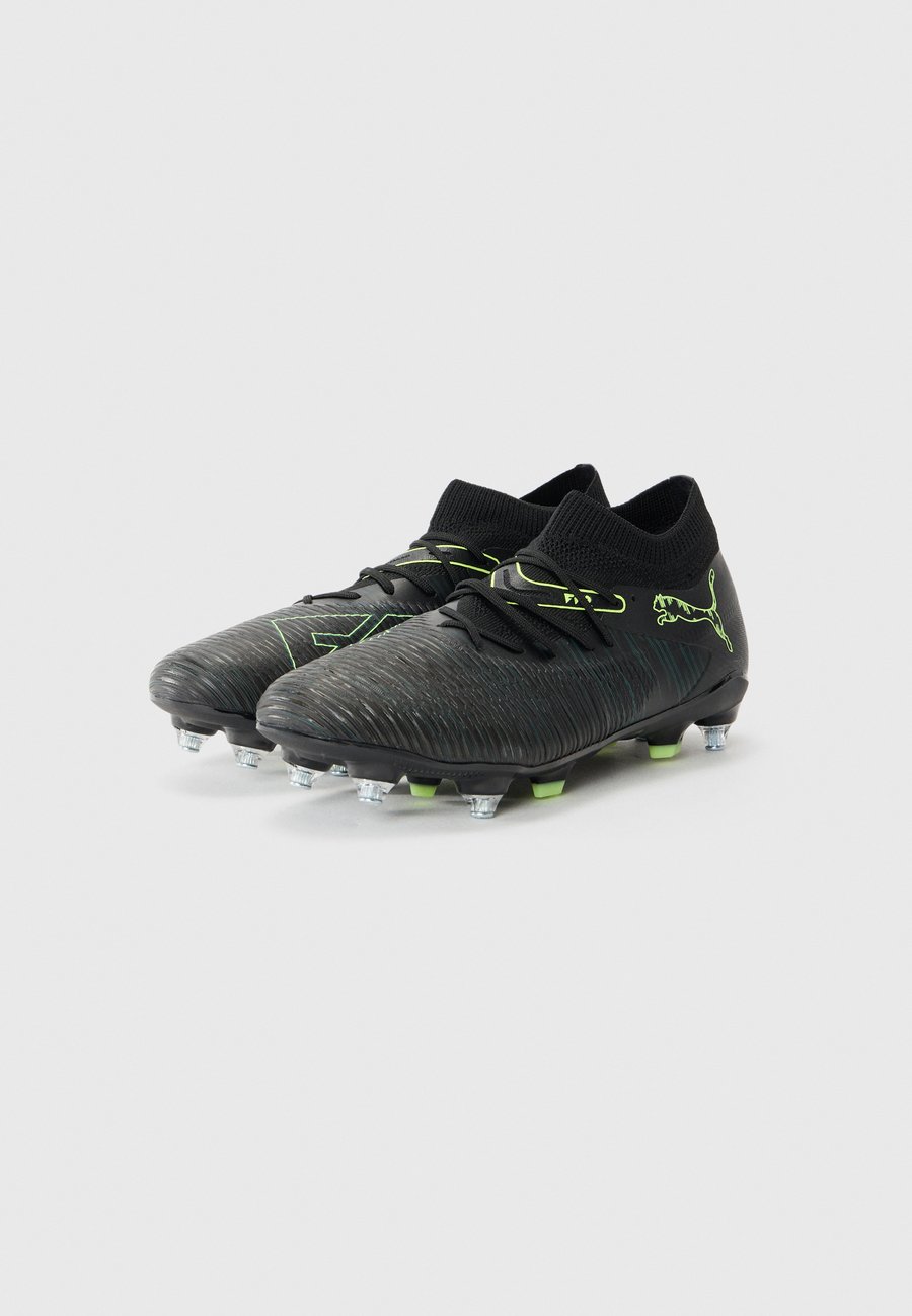 Кроссовки Puma FUTURE 8 MATCH MXSG, Black/Fizzy Light/Green Terrain/Black — фото 2