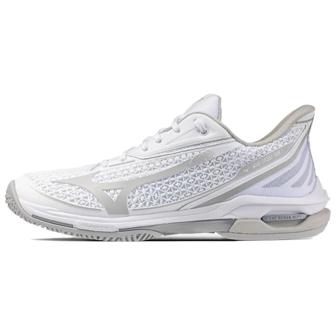 Кроссовки теннисные Wave Exceed Tour 7 AC Mizuno бело-серые