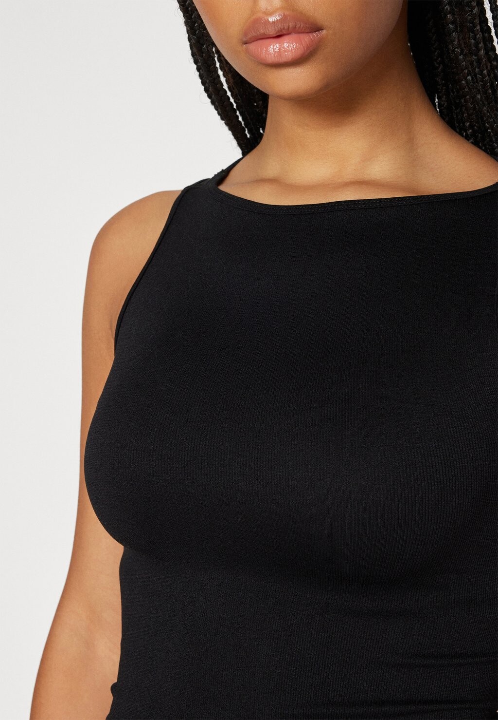 

Топ Slash Neck Tank BDG Urban Outfitters, черный