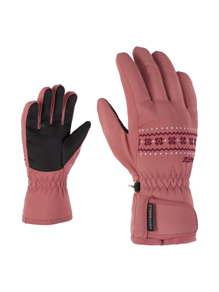 

Ziener Перчатки Lailla-Z AS Junior для девочек, цвет античная роза