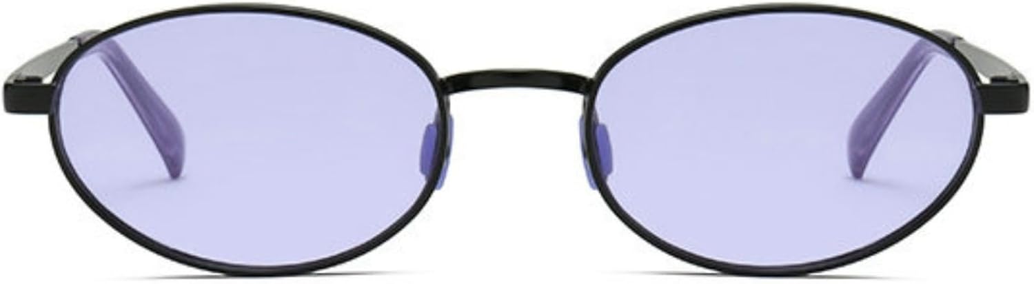 

Солнцезащитные очки Willochra овальной формы для женщин и мужчин, ретро-дизайнерские круглые солнцезащитные очки с градиентным переходом в стиле 90-х, классические черные очки с защитой от УФ-излучения UV400, C6