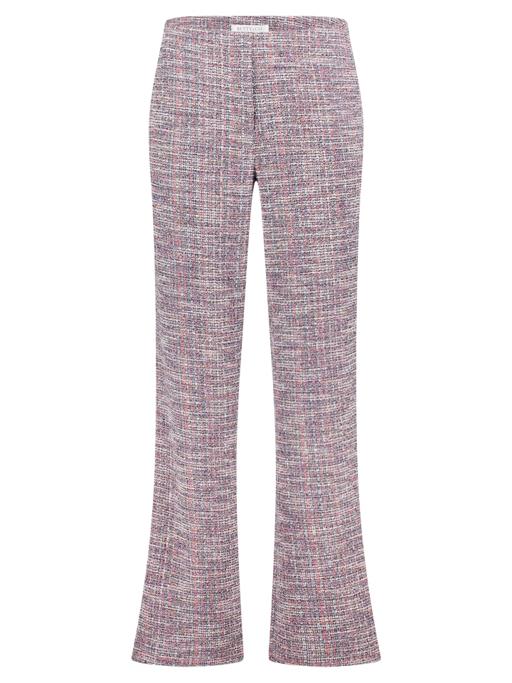 

Тканевые брюки BETTY & CO Schlupfhose mit Struktur, цвет Rot/Weiß