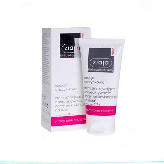 

Крем, снижающий гиперреактивность сосудов на день, SPF 6, 50 мл Ziaja, Med Vascular Treatment