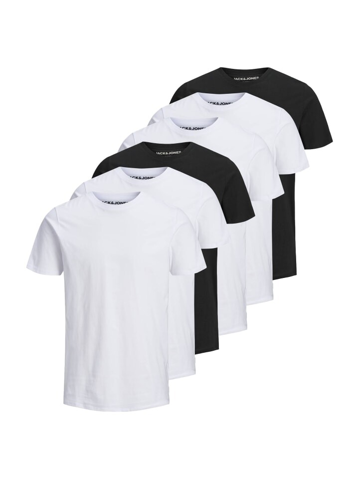 

Футболка Jack & Jones, цвет weiß/schwarz