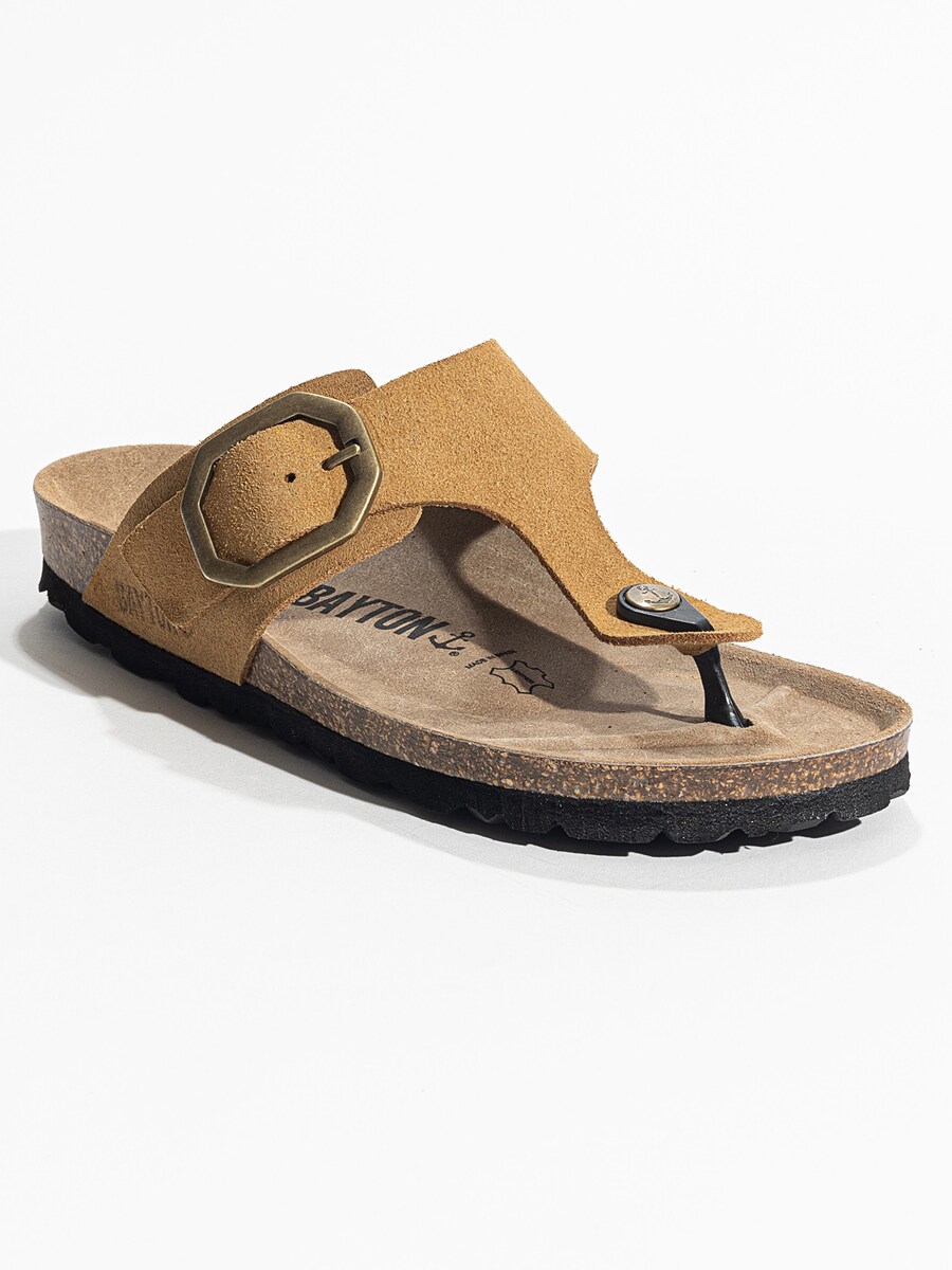 Сандалии с т-образным ремешком Bayton T-Bar Sandals Mercure, желтый — фото 3