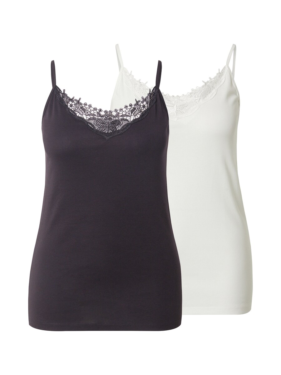 

Топ ONLY Carmakoma CARLULU, Black/Natural White