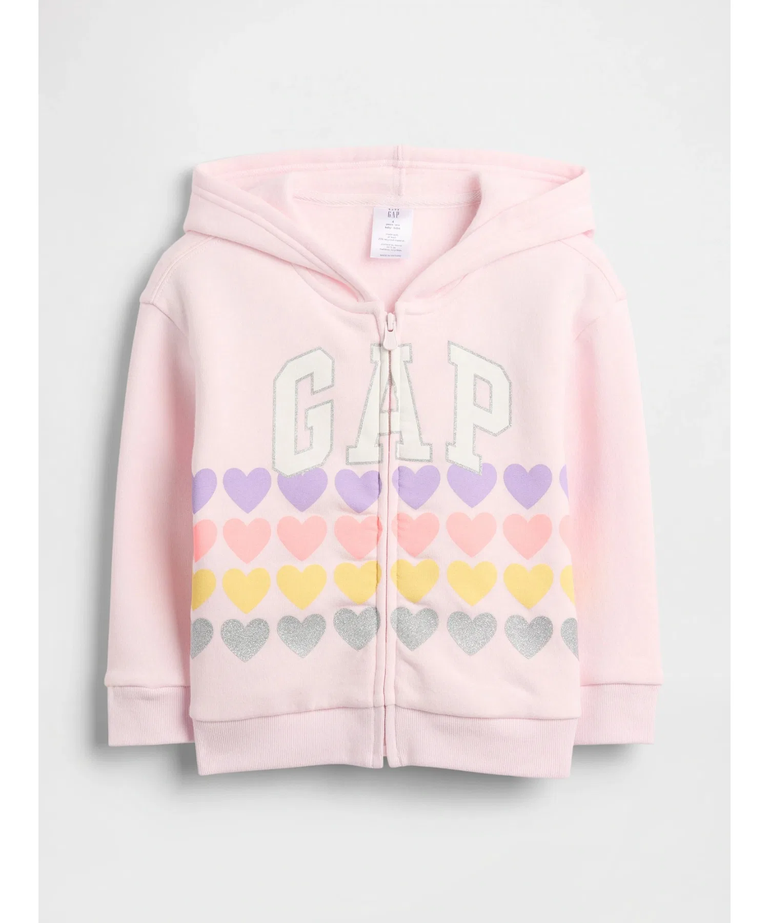 худи babyGap с логотипом GAP на молнии