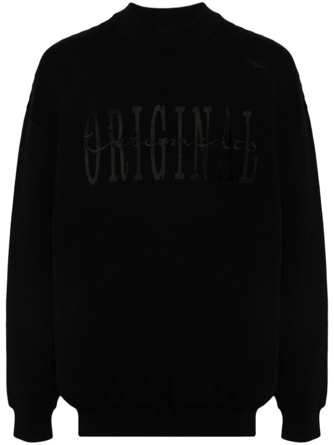 

VETEMENTS оригинальный свитер, черный