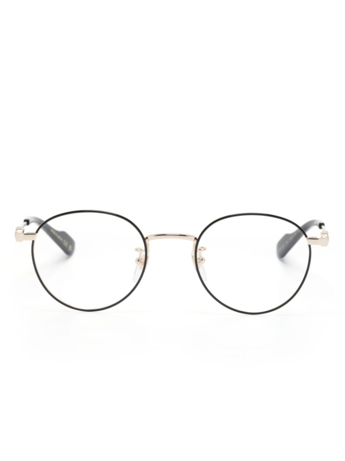 

Очки в круглой оправе Gucci Eyewear, золотой