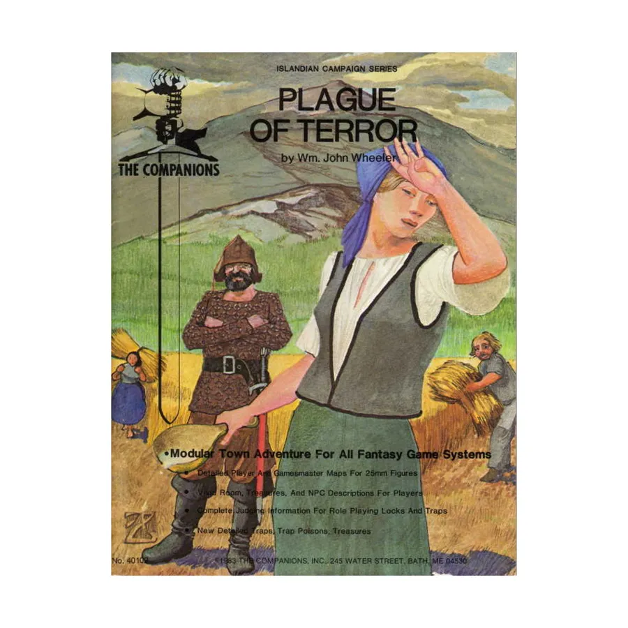 

Модуль Plague of Terror, Fantasy Supplements (The Companions)