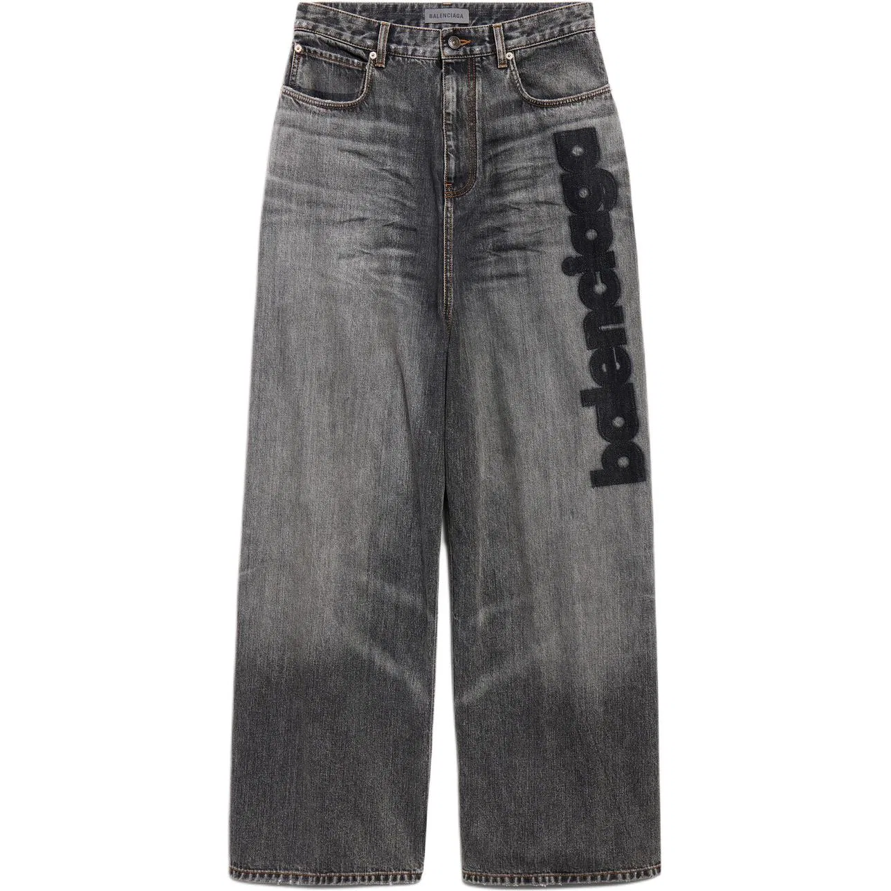 Джинсы Loose Fit SS26 Unisex Balenciaga, Dark Gray