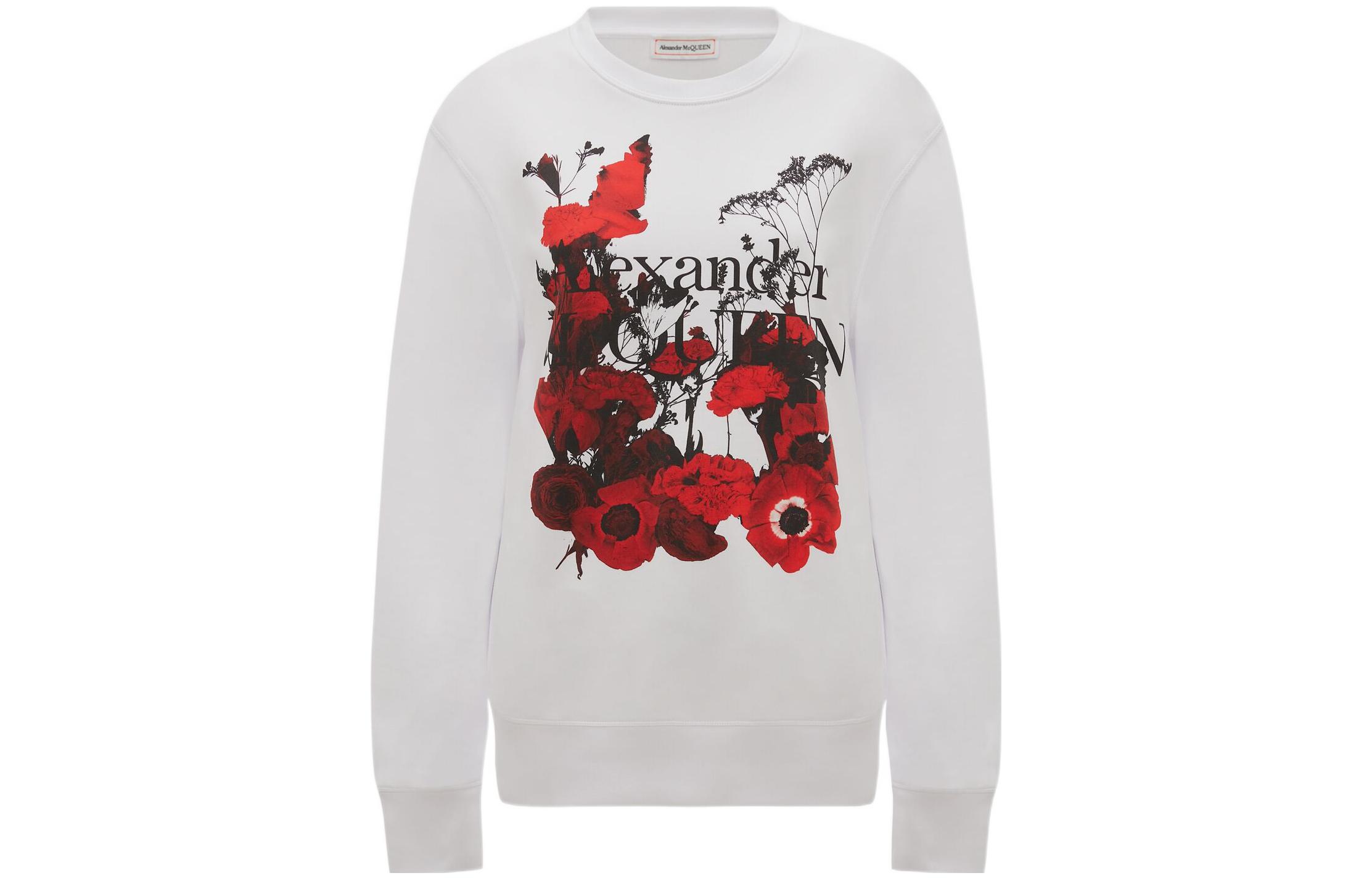 

Alexander McQueen Свитшот женские белые