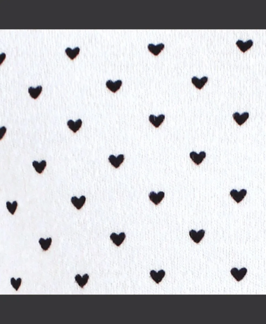 Хлопковые боди с длинными рукавами, комплект из 5 штук с рисунком слона Hudson Baby, Heart — фото 2