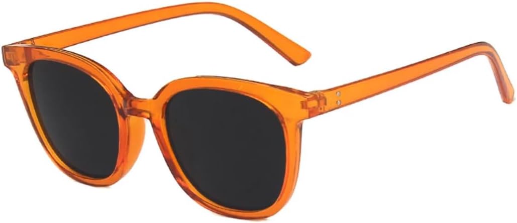 

Солнцезащитные очки с защитой UV400 | Панк-стиль "кошачий глаз" | Цветные линзы | Для женщин и мужчин | Для занятий спортом на открытом воздухе и вождения DSVIGF, Orange Gray