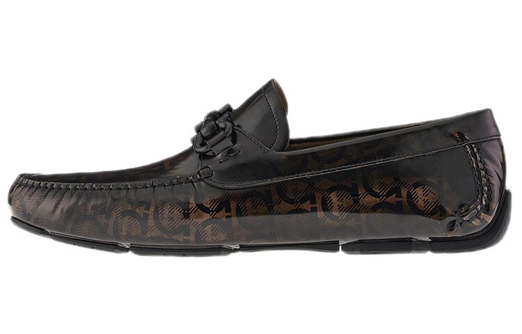 

Мужские мокасины Ferragamo, черный