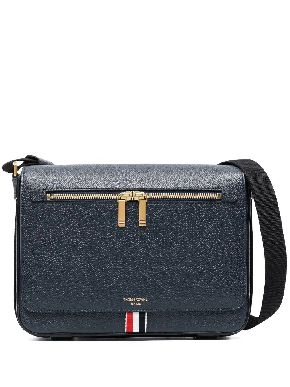 

Сумка через плечо с логотипом THOM BROWNE, синий