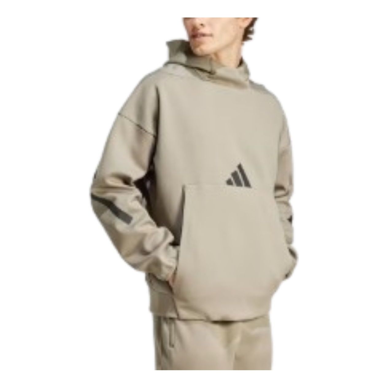 Худи Adidas ZNE "Коричневый" — фото 2