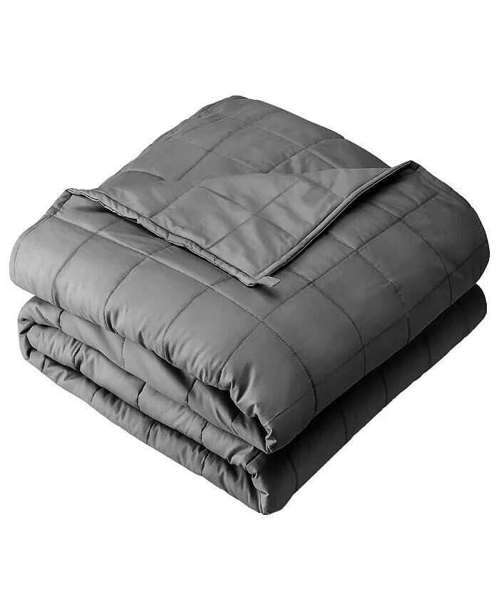 

Утяжеленное одеяло, 10 фунтов (60 x 40 дюймов) Bare Home, серый