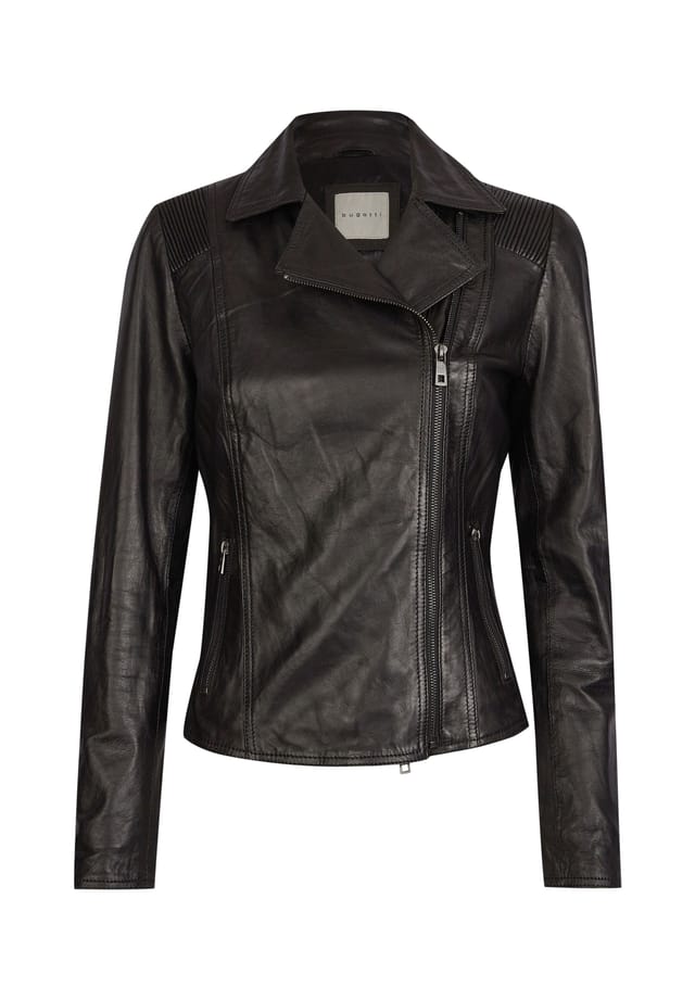 

Кожаная куртка булады-135 Bugatti, черный