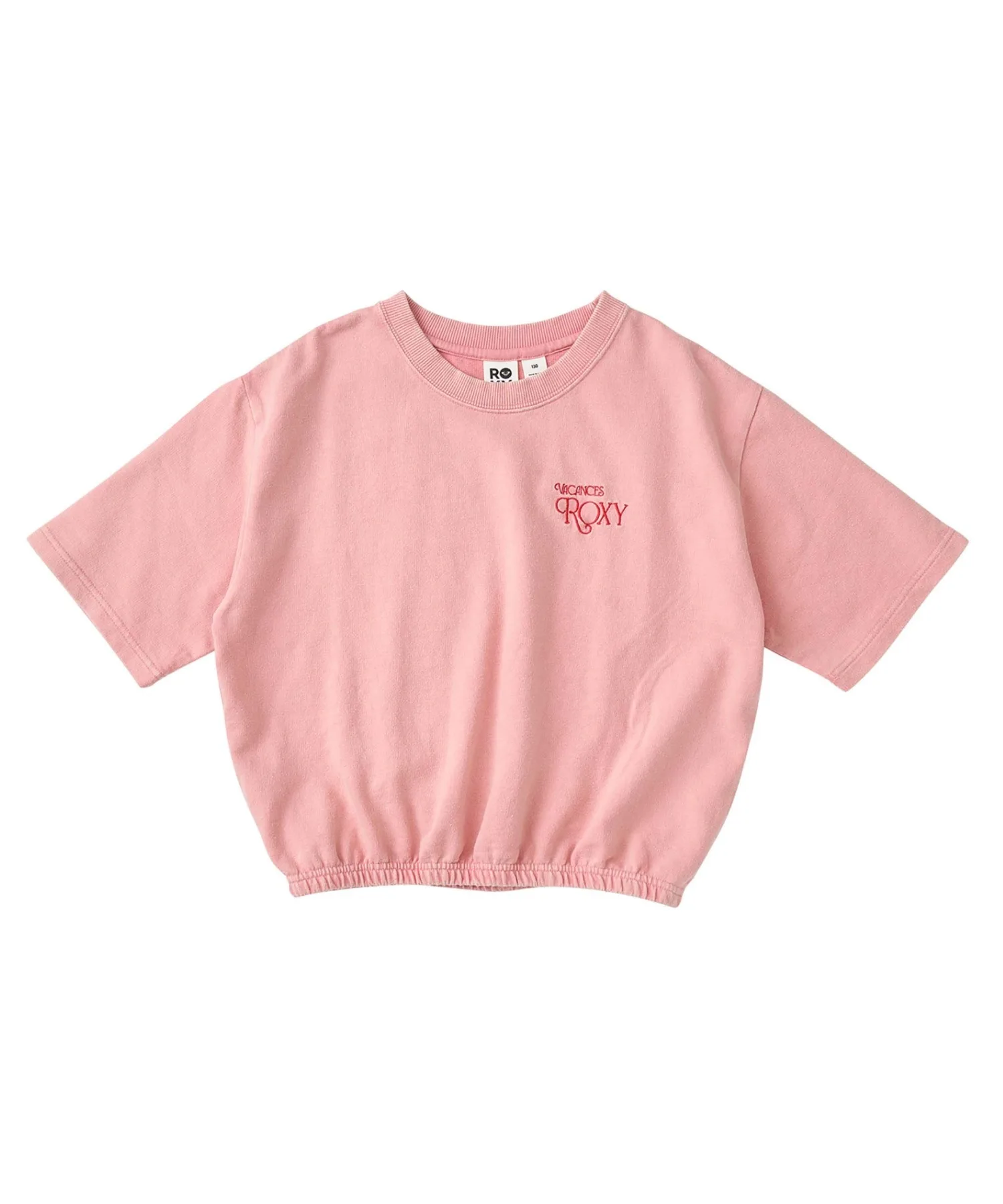 Детская футболка с начесом и принтом на спине Roxy MINI VACANCES TEE черная — фото 4