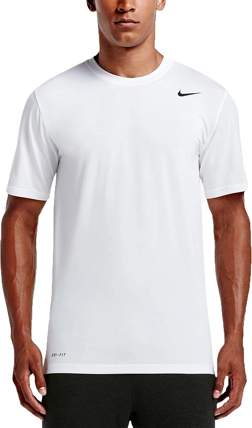 Футболка для тренировок Nike Dri-Fit, белый/черный